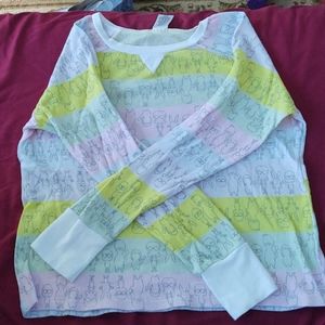 Bob's Burgers Pastel long sleeve shirt/pj shirt